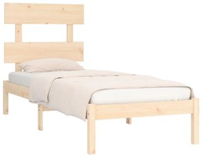 Estrutura cama pequena solteiro 75x190 cm madeira maciça