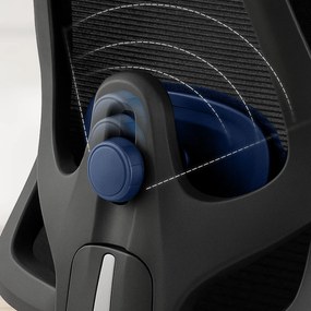 Cadeira de escritório Elisha Preto