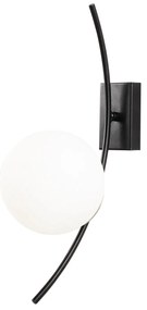 Candeeiro de Parede Hilal – Preto e Branco – 15 x 25 cm