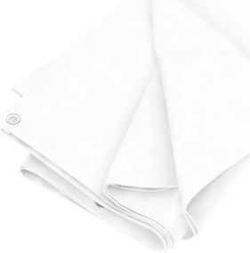 Lona 180 g/m² 3x4 m PEAD branco