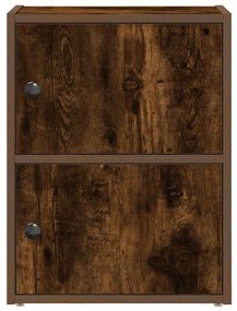 Estante 40x24x52 cm derivados de madeira carvalho fumado