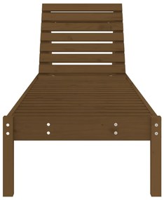 Espreguiçadeira 199,5x60x74 cm pinho maciço castanho mel