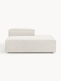 Módulo chaise longue em bouclé Lennon