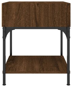 Mesa cabeceira 40x41x50 cm derivados madeira carvalho castanho