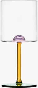 Copo de vinho em vidro borossilicato artesanal Dot