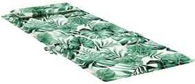 Almofadões p/ cadeira encosto alto 2 pcs tecido oxford folhas
