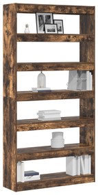 Estante Castanha Castanho Madeira composta 100 x 30 x 198 cm