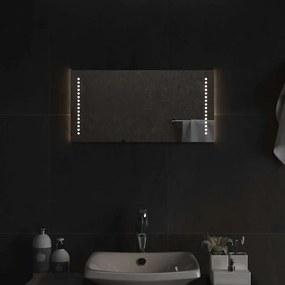 vidaXL Espelho de casa de banho com luzes LED 60x30 cm