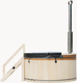 Banheira de hidromassagem com forno a lenha Skandi