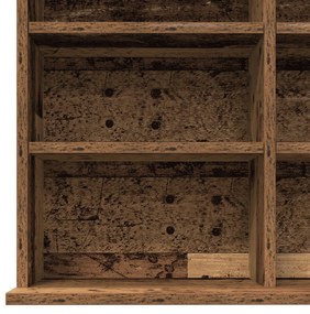 Gabinete para CDs - Madeira Velha - 101x23x177,5 cm - Madeira Engenhei