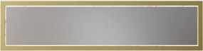 Espelho Decorativo de Aglomerado Frida – Branco – 90x22x2 cm