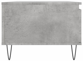 Mesa de centro 90x50x36,5 cm derivados madeira cinzento cimento