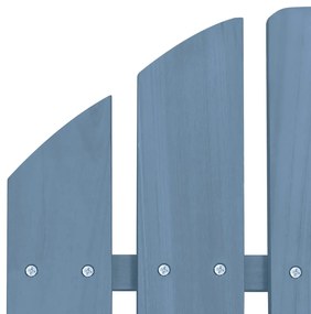 Cadeira Adirondack para jardim abeto maciço azul