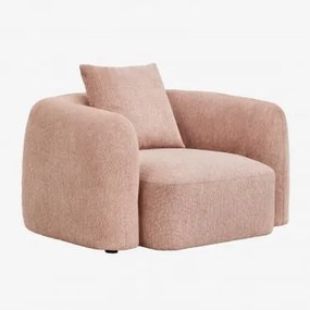 Poltrona Coco Chenille Chenille Rosa Quartzo - Sklum
