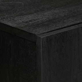 3 pcs aparadores derivados de madeira preto