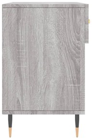 Banco sapateira 102x35x55 cm derivados madeira cinzento sonoma