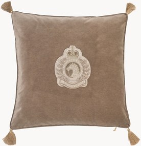 Almofada em veludo Badge