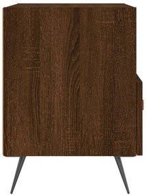 Mesa de cabeceira 2 pcs derivados de madeira carvalho castanho