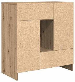Aparador c/ gavetas e portas 70,5x34x74,5 cm carvalho artisiano