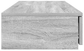 Gavetas para Cama vidaXL Cinza Sonoma 120x36,5x16,5 cm Madeira de Enge