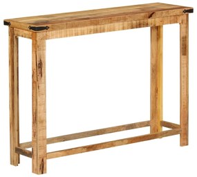 Mesa consola 100x30x75 cm madeira de mangueira maciça