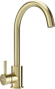 Mexen Foggia torneira de cozinha, dourada escovada - 671800-50