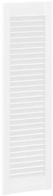 Portas de armário 4 pcs design de persiana 99x29,5 cm branco