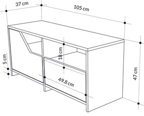 Armário Multiusos Berlin – Branco – 60x200x35 cm