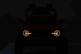 Carro elétrico para crianças 3 a 6 anos 12V Ford Bronco com tração traseira, licenciado (1 Lugar) bateria de lítio, leitor de MP3 com entrada USB, luz