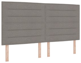 Cabeceira Design Linhas Taupe 180 cm Tecido