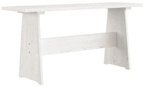 3 pcs conjunto de jantar REINE madeira pinho maciça branco
