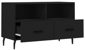 Móvel p/ TV 80x36x50 cm derivados de madeira preto
