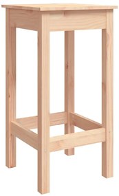 9 pcs conjunto de bar para jardim pinho maciço