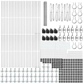 Cerca Hexagonal vidaXL 1,2x100 m Aço Galvanizado