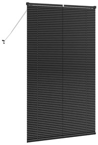 Persiana de Janela com cortinas Outros Manual Preto 105 x 175 cm Alumí