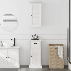 vidaXL Conjunto de Móveis para Banheiro 2 pcs Marrom e Branco