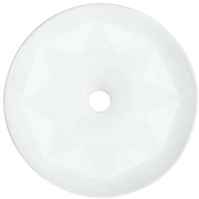 Lavatório 36x14 cm cerâmica branco