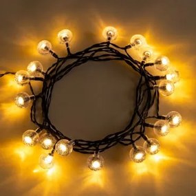 Guirlanda Led Com Carregador Solar De 2 M Orixa Branco Cálid - Sklum
