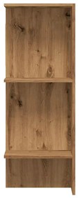 Armário corredor 97,5x37x99cm deriv. madeira carvalho artesanal