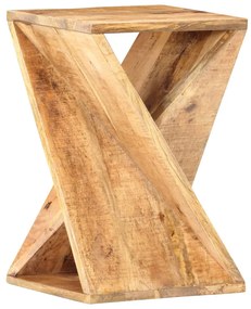 vidaXL Mesa de apoio 35x35x55 cm madeira de mangueira maciça