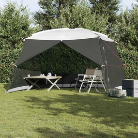 vidaXL Tenda mosquiteira com telhado Cinzeto 380 x 380 x 225 cm