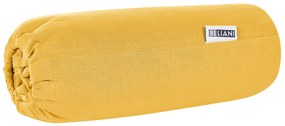 Lençol-capa em algodão amarelo mostarda 90 x 200 cm JANBU Beliani