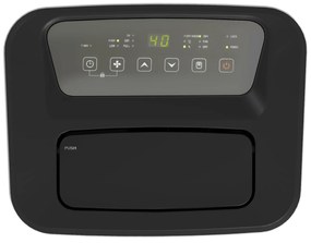 HOMCOM Desumidificador Elétrico Depósito de Água 6 Litros 20L/Dia com 4 Modos 2 Velocidades Ecrã LED Temporizador Silencioso para Dormitório Sala de Estar Cozinha 33,5x26x53 cm Branco