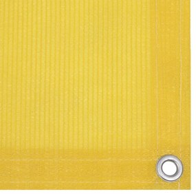 Tela de varanda 90x500 cm PEAD amarelo