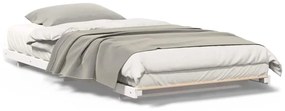 Estrutura de cama de chão Branco 90 x 200 cm