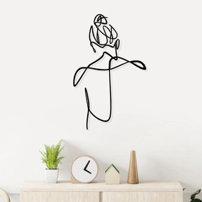 Acessório Decorativo de Parede Model-092 – Preto – 39 x 57 cm