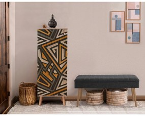 Conjunto de Mobiliário de Entrada Vegas – Sonomo e Antracite – Sapatei