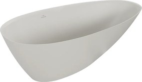 Mexen Milano banheira independente de conglomerado 150 x 82 cm, betão mate - 57301508561