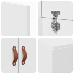 Estrado de cama com arrumação vidaXL Branco 75x190 cm