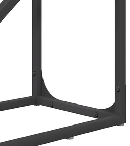 Suporte para lenha 40x25x100 cm aço laminado a frio preto